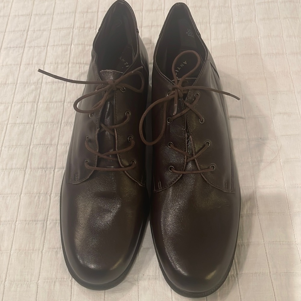 Easy spirit anti-gravity shoes briar brown leather boots men size 9 Brazil
